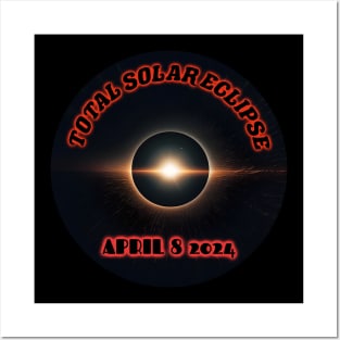 Solar Eclipse 2024 Posters and Art